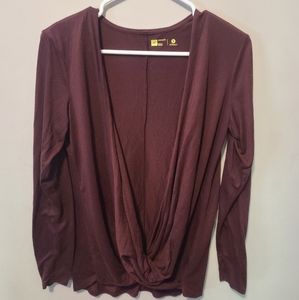 Xersion long sleeve athletic shirt, size M